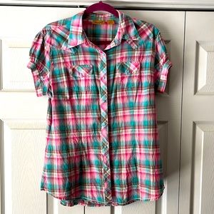 Wrangler snap blouse
